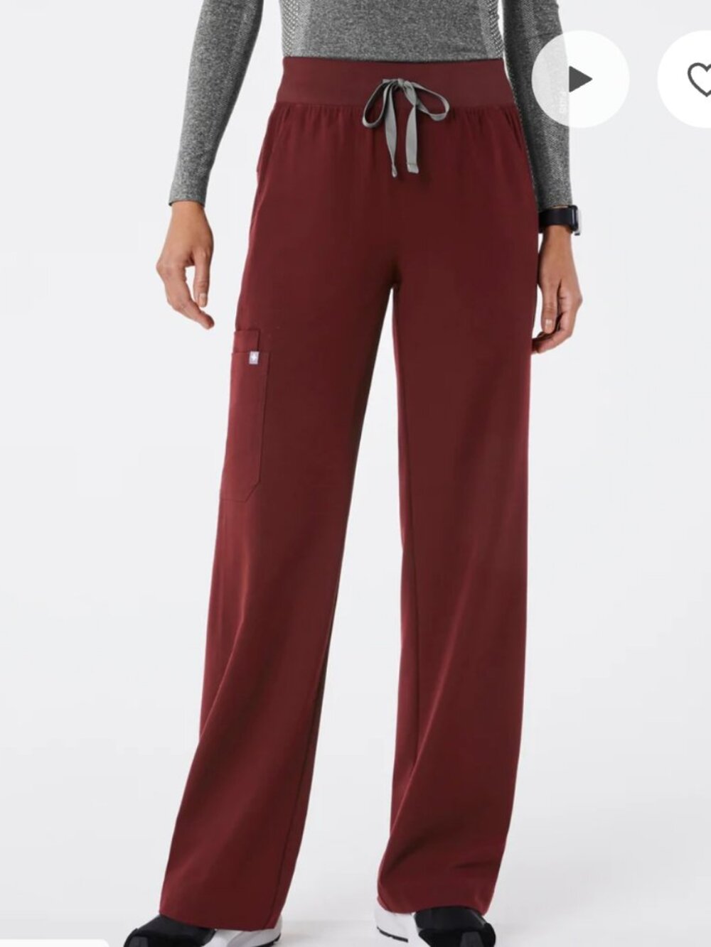 NWT Figs Isabel Highwaisted Wideleg Pants Size XXST
